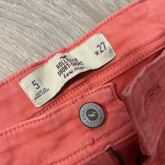 Coral orange short shorts - Picture 2 of 3